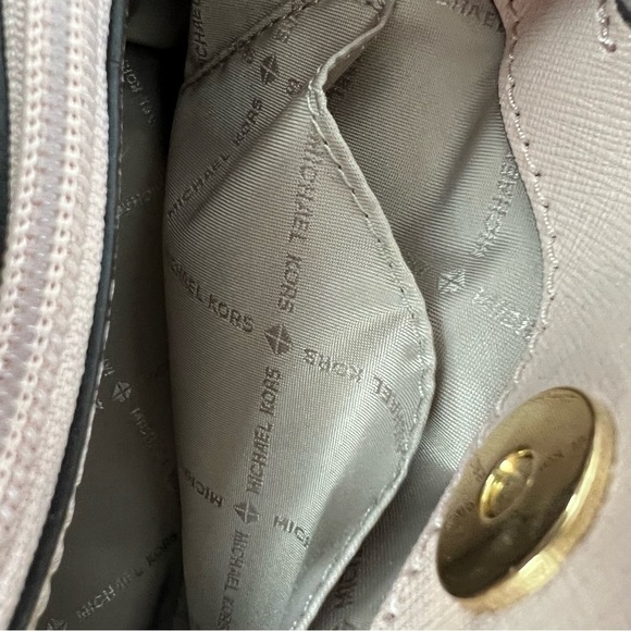 NWT MICHAEL KORS Women’s Small Leather Satchel/Shoulder Handbag Pink Blush color - Picture 11 of 16